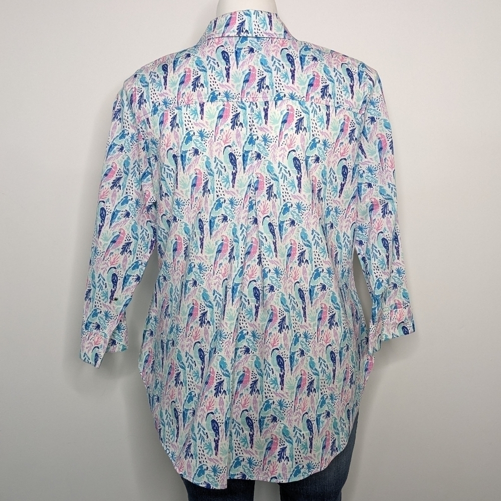 Foxcroft Multicolor Button Down Shirt - image 5